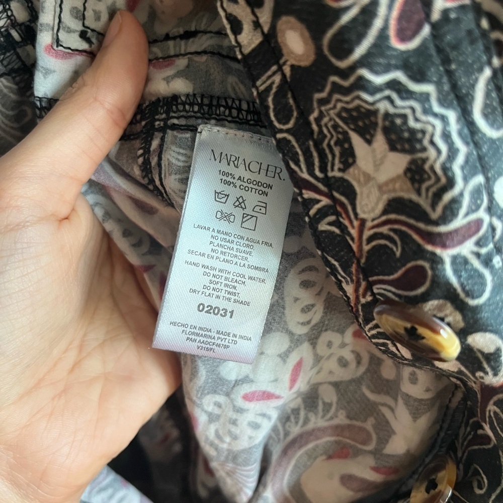 Maria Cher Floral Patterned Jumpsuit XS - Picture 16 of 16
